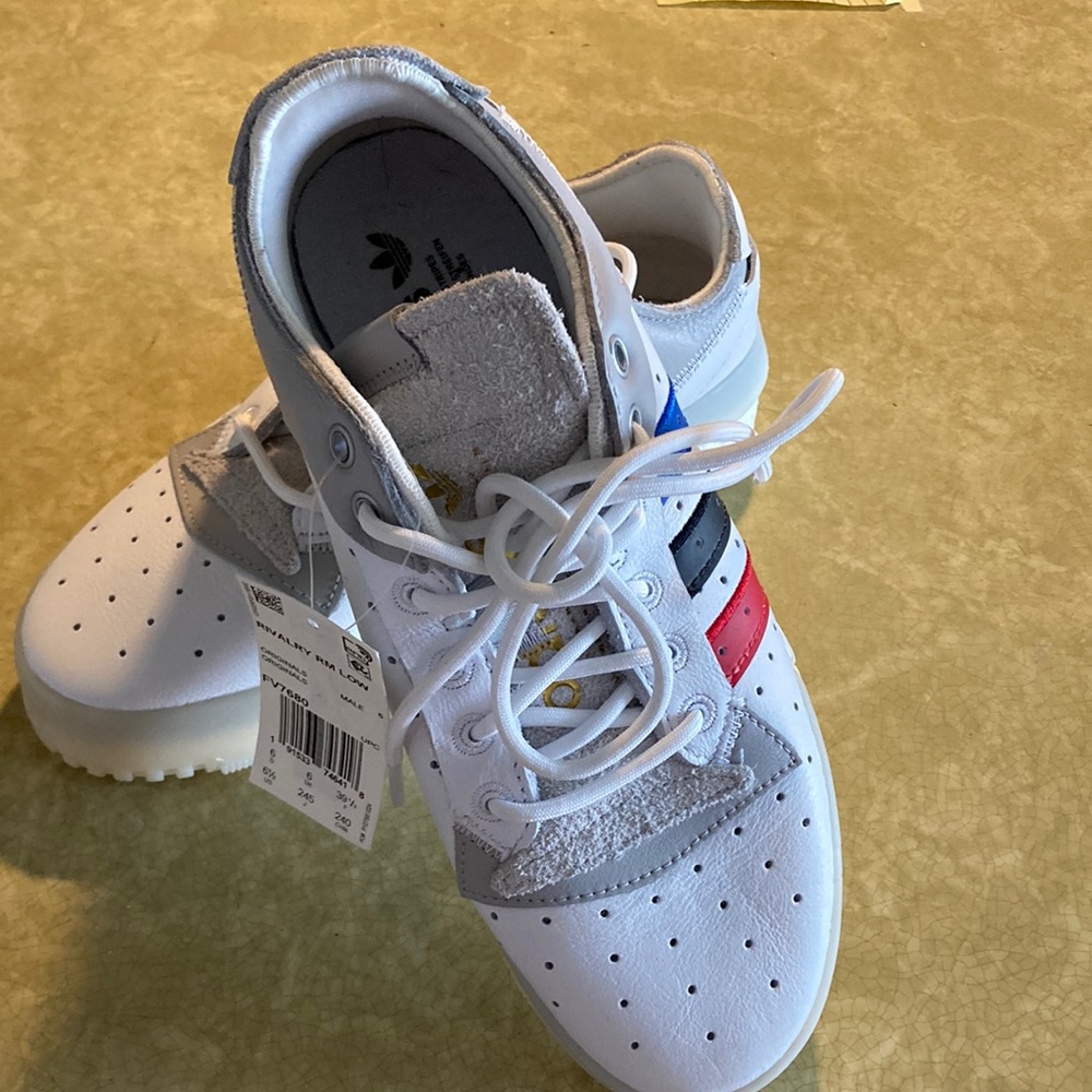 Adidas Rivalry RM Low. Red, White,Blue - new, never worn - no box.